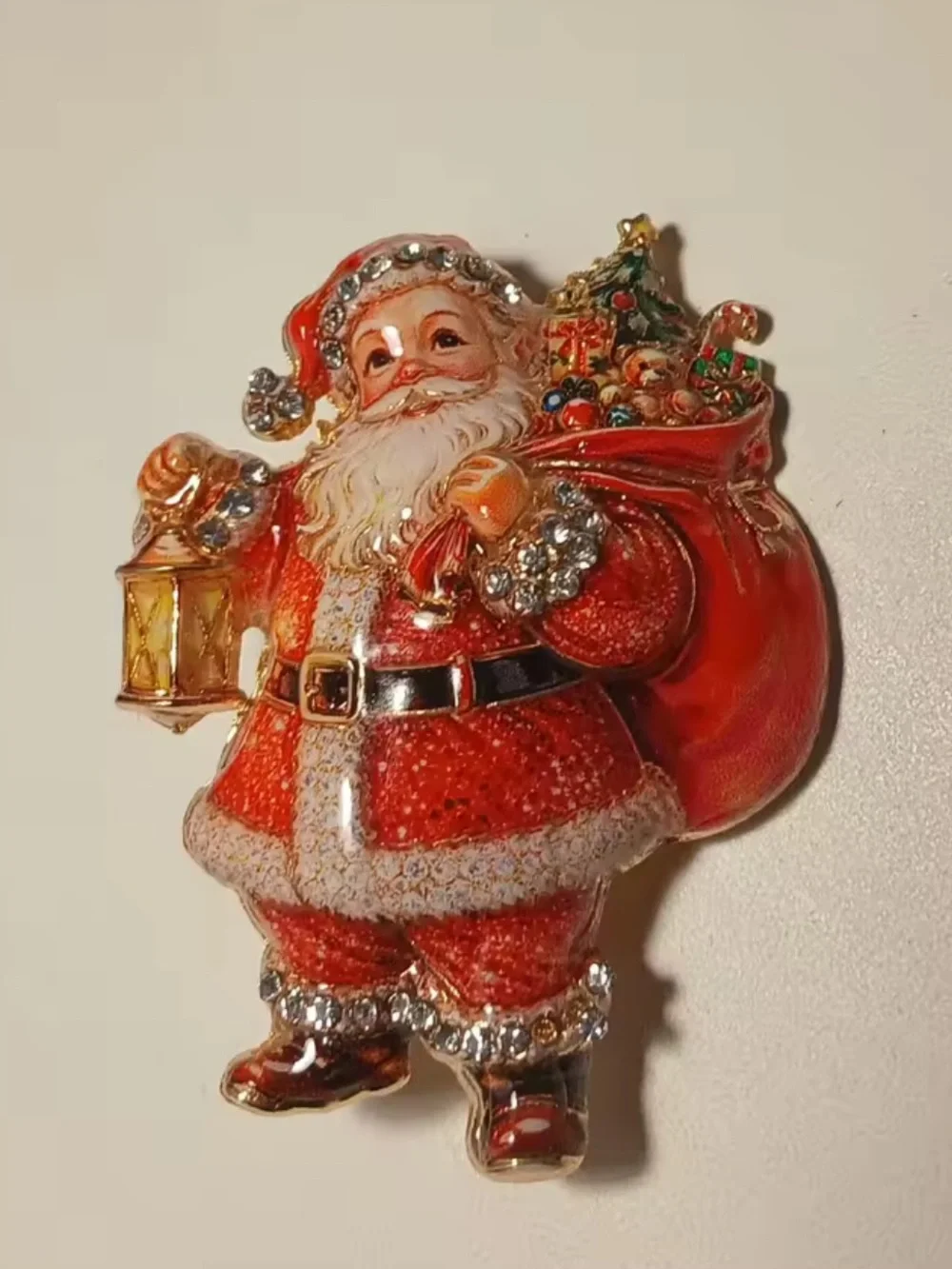 Anthropologie sparkling santa